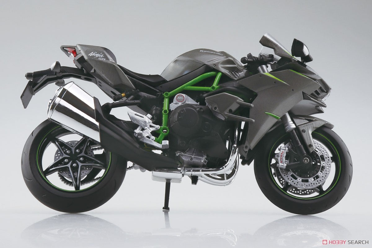 Aoshima - Diecast Motorcycle - Kawasaki Ninja H2 Carbon '19 (1/12 Scale) - Marvelous Toys