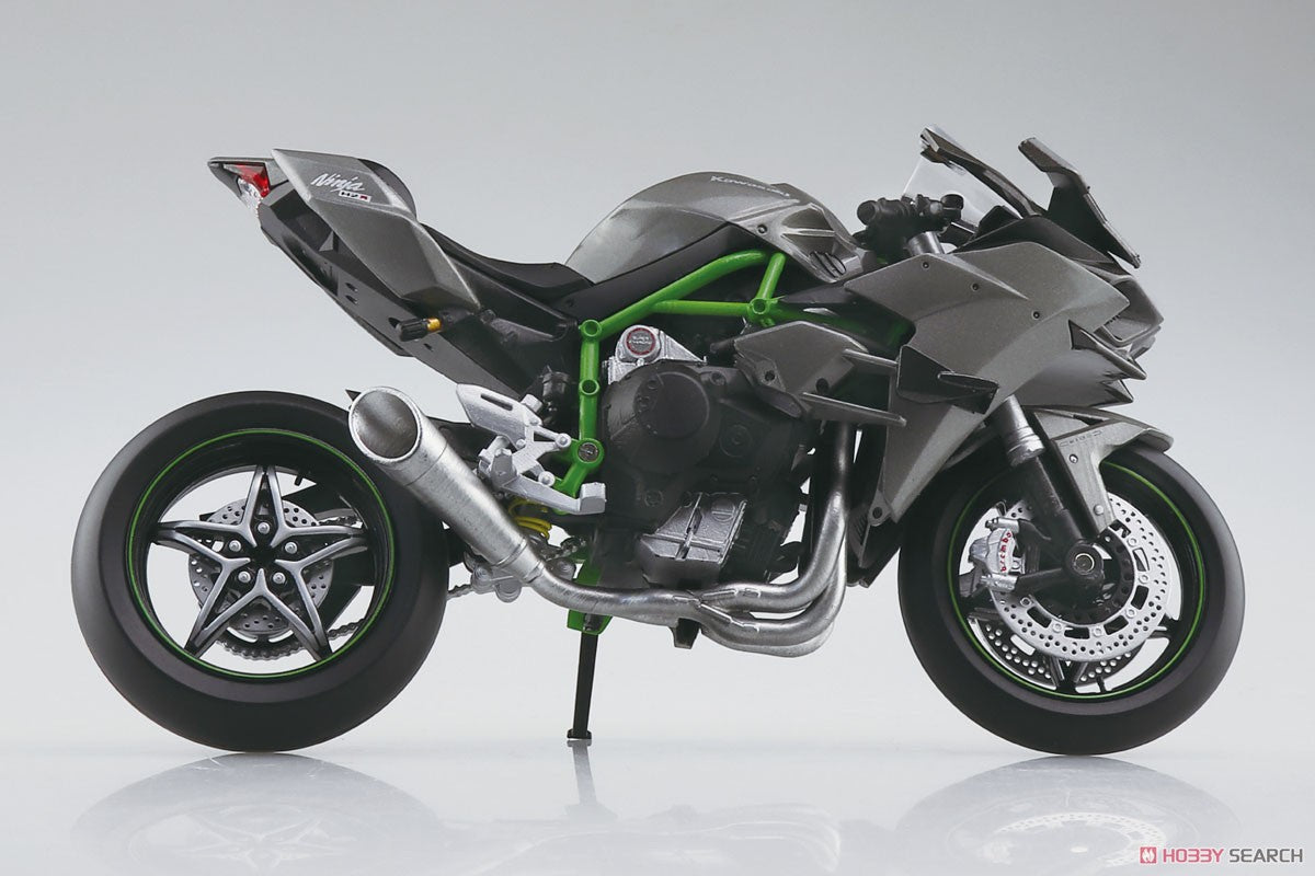 Aoshima - Diecast Motorcycle - Kawasaki Ninja H2R &#39;19 (1/12 Scale) - Marvelous Toys