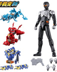 Bandai - Revolve Change Figure - Masked Rider Gotchard 1 Steam Hopper & Appare Skateboard & Ant Wrestler - Marvelous Toys