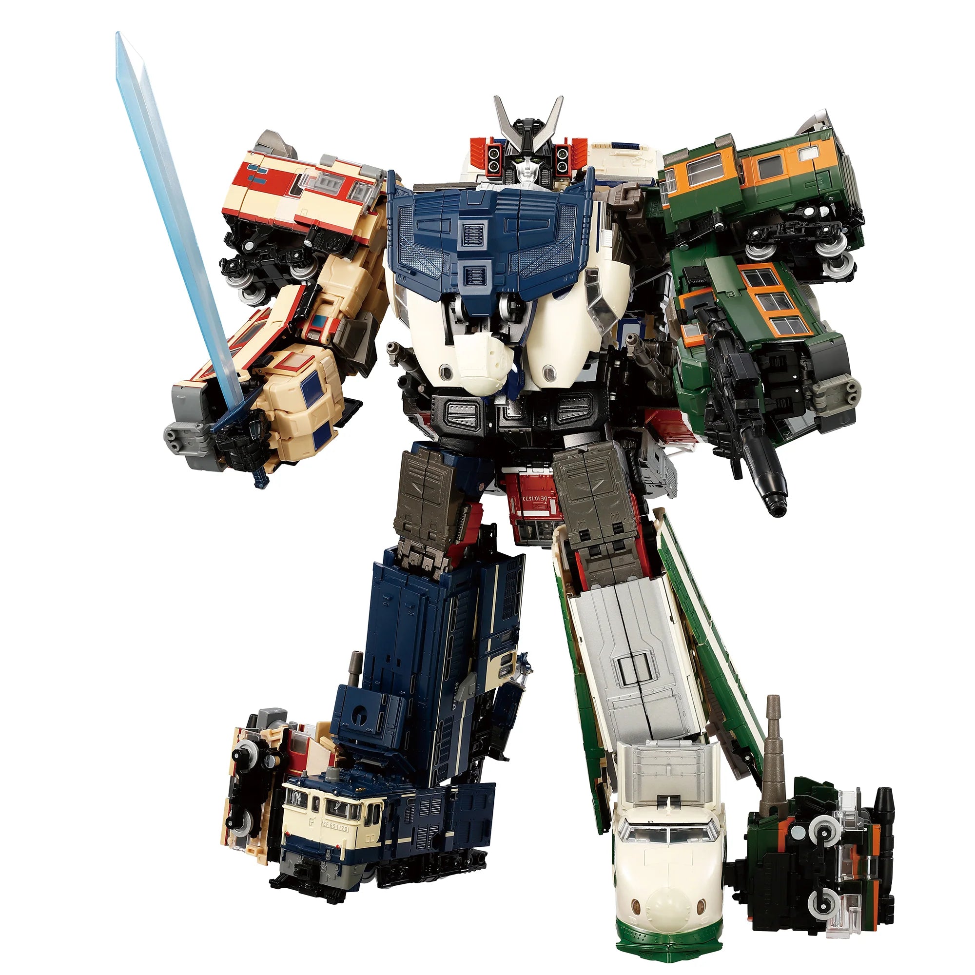 TakaraTomy - Transformers Masterpiece - MPG-06S - Trainbot Kaen (Raiden Combiner)