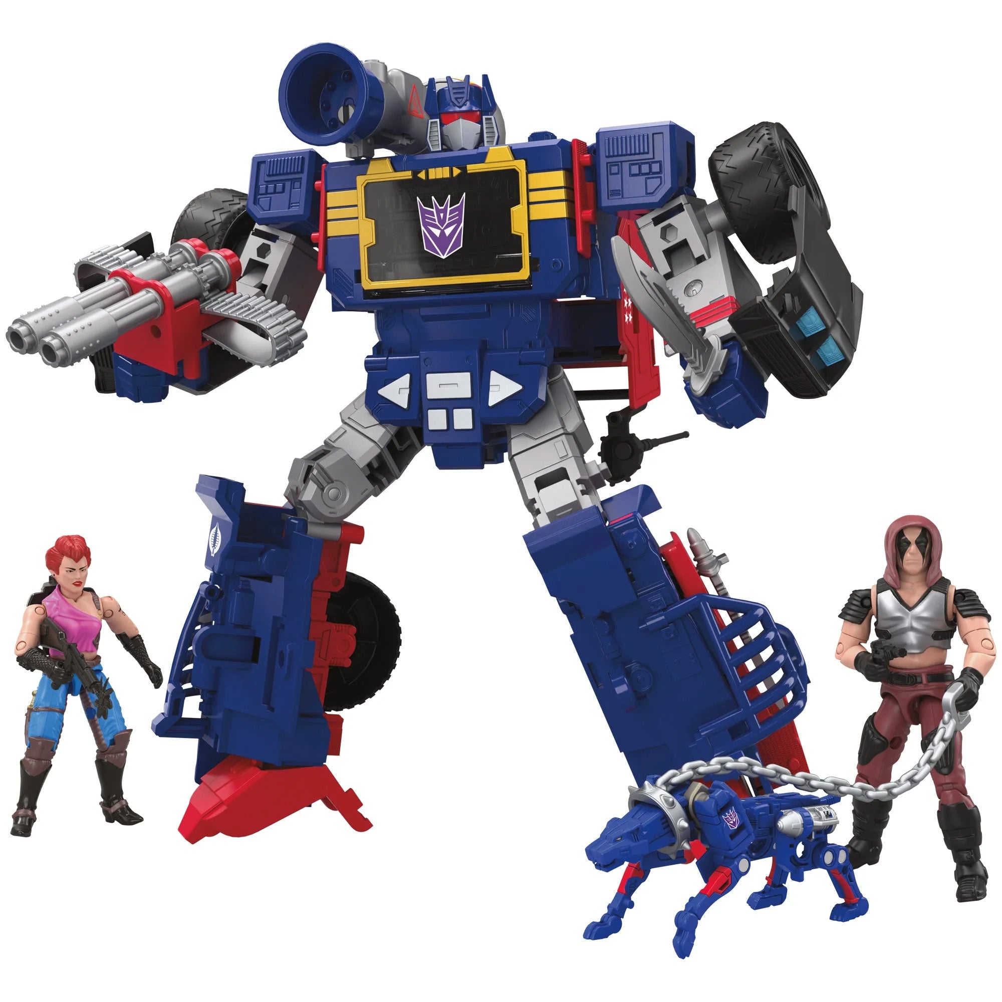 Hasbro - Transformers Collaborative - G.I. Joe x Transformers - Soundwave Dreadnok Thunder Machine, Zartan &amp; Zarana - Marvelous Toys