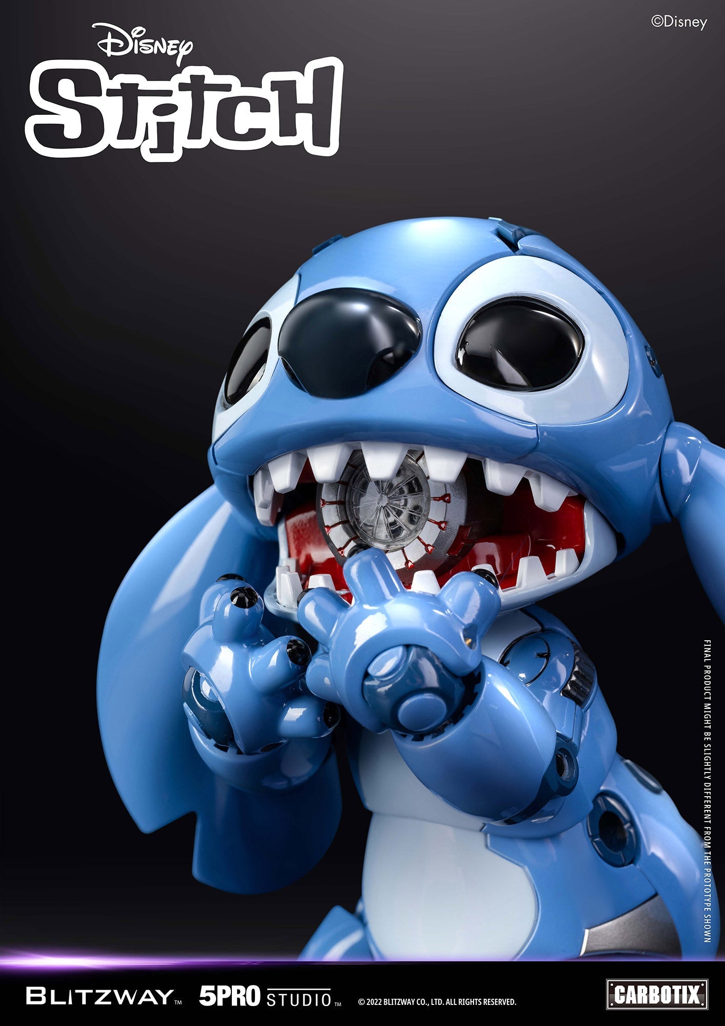 Blitzway x 5Pro Studio - Carbotix Series - Disney&#39;s Stitch - Marvelous Toys