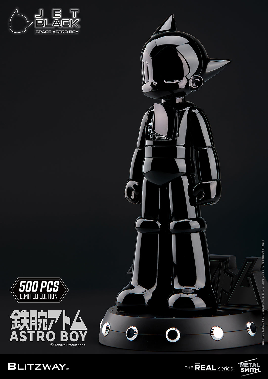 Blitzway - The Real - Space Astro Boy (Jet Black Ver.) - Marvelous Toys