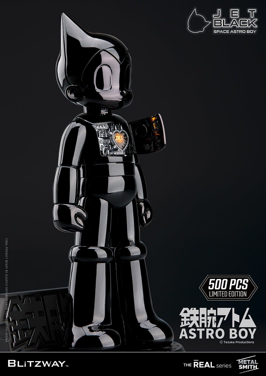 Blitzway - The Real - Space Astro Boy (Jet Black Ver.) - Marvelous Toys