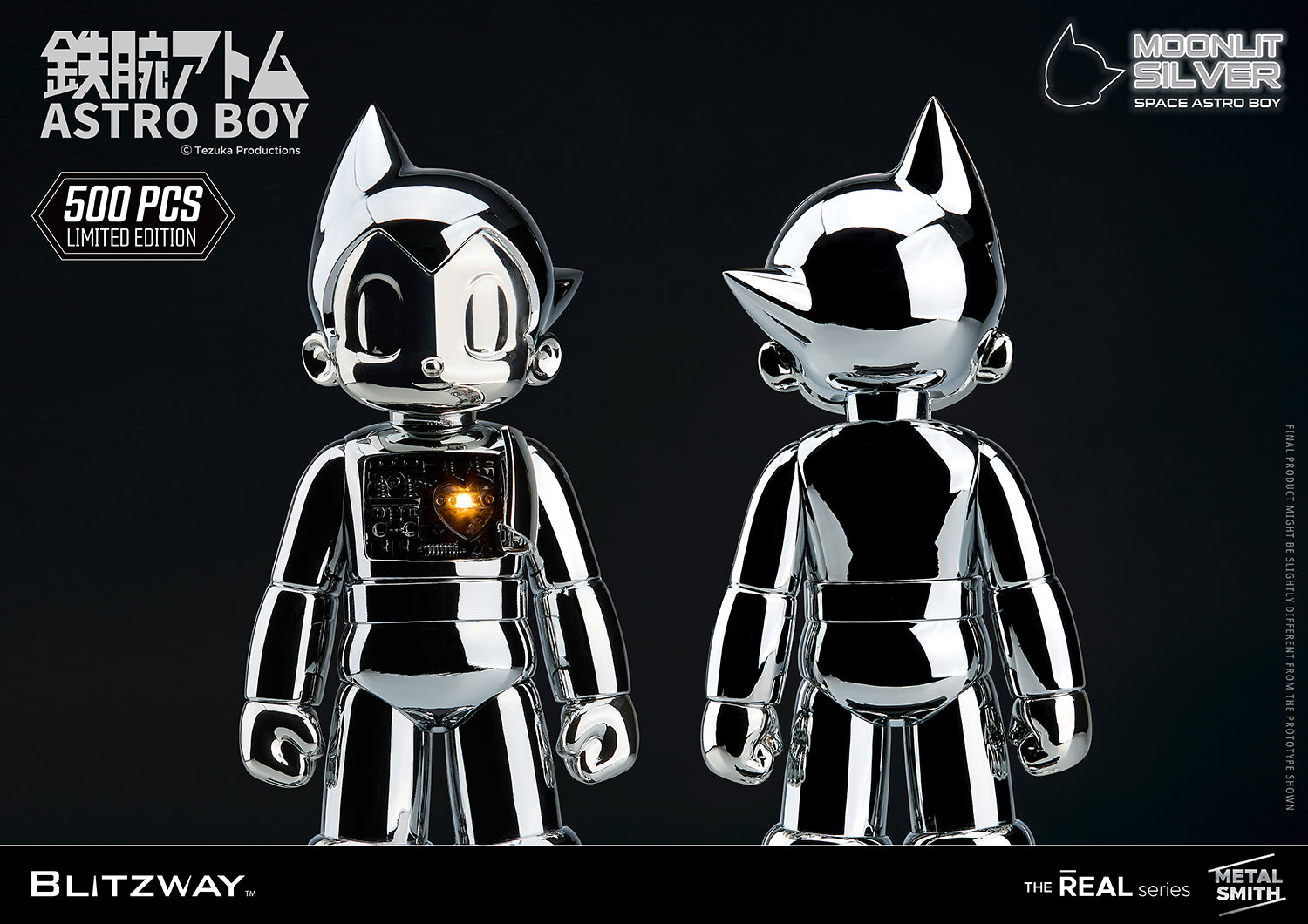 Blitzway - The Real - Space Astro Boy (Moonlit Silver Ver.) - Marvelous Toys