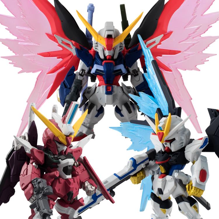 Bandai - Shokugan - FW Gundam Converge - Mobile Suit Gundam Seed Destiny (3-Pack) - Marvelous Toys