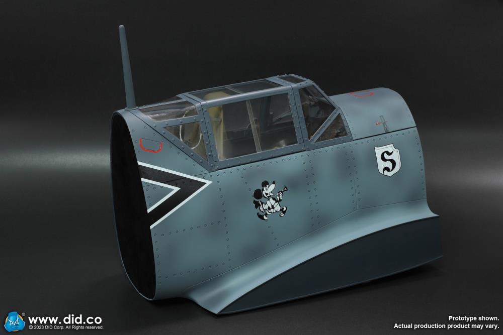 DiD - E60065B - BF109 Cockpit (Grey-Blue) (1/6 Scale) - Marvelous Toys