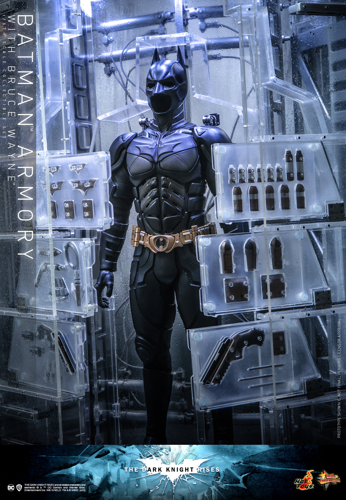 Hot Toys - MMS702 - The Dark Knight Rises - Batman Armory with Bruce Wayne
