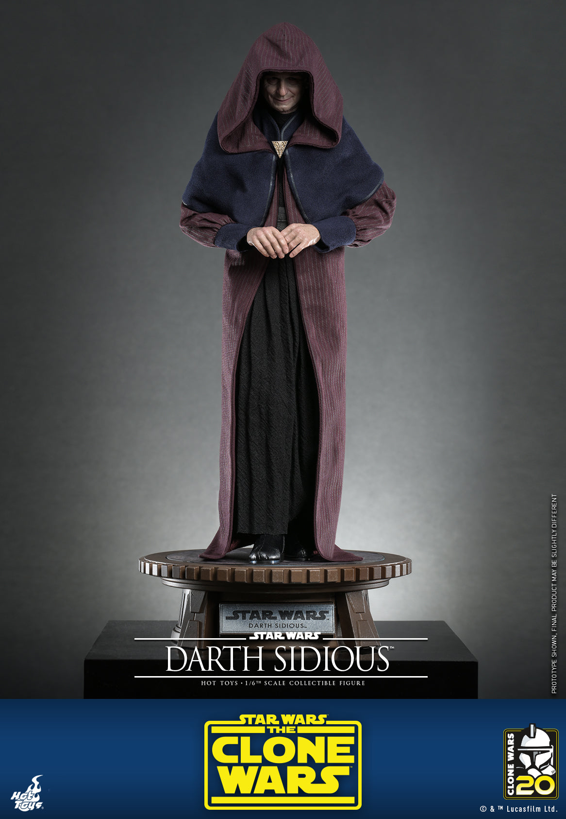 Hot Toys - TMS102 - Star Wars: The Clone Wars - Darth Sidious