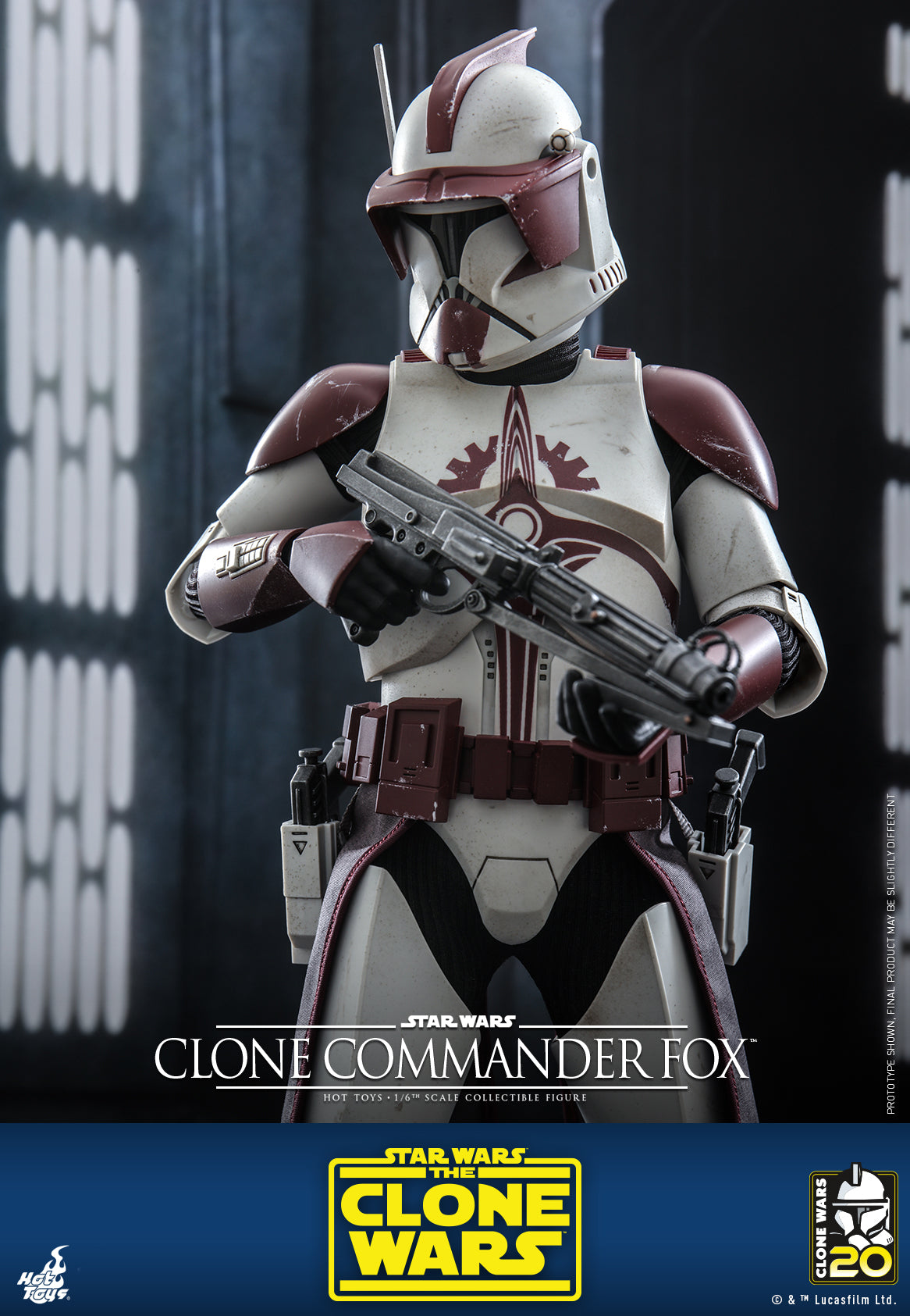 Hot Toys - TMS103 - Star Wars: The Clone Wars - Clone Commander Fox