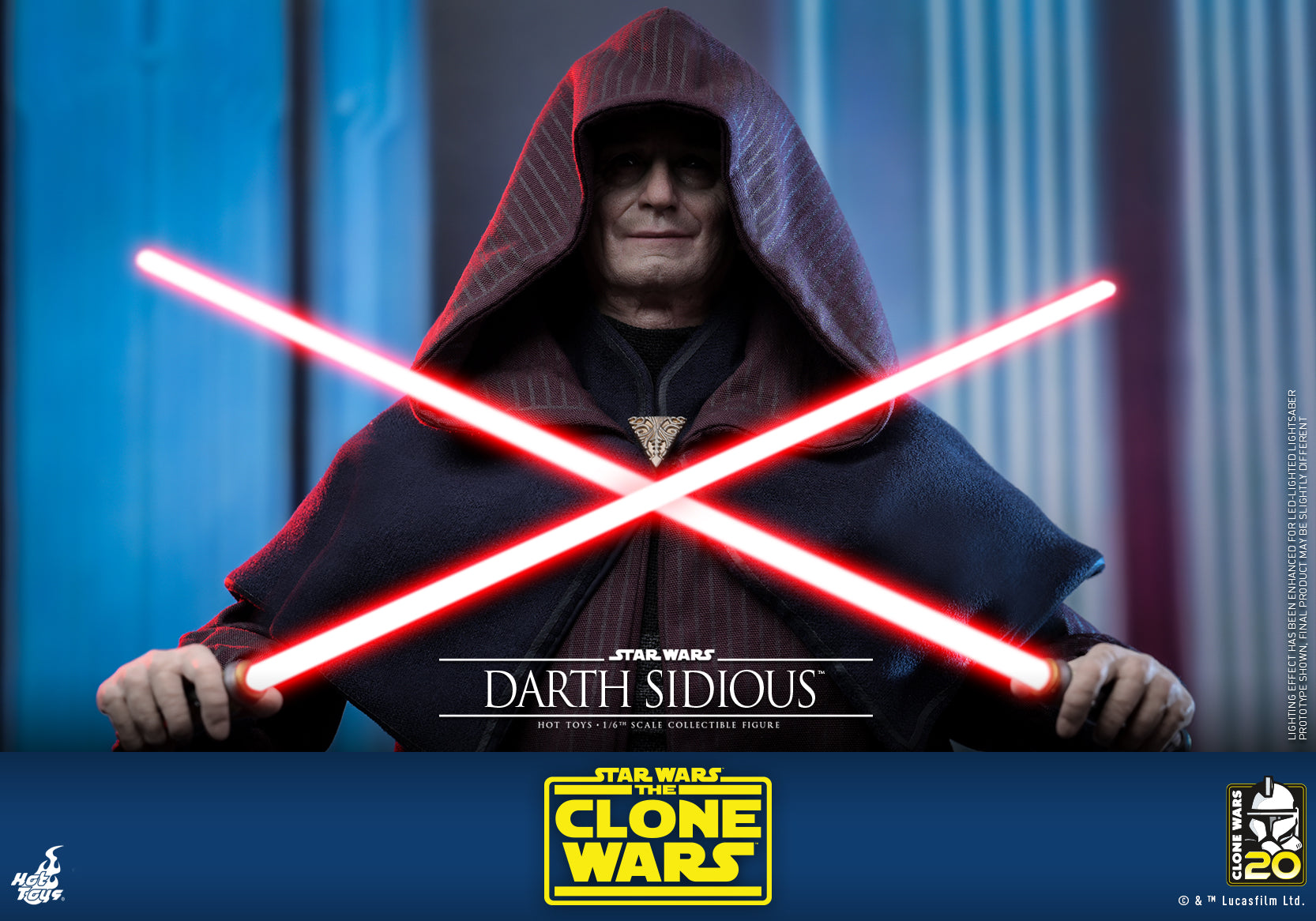 Hot Toys - TMS102 - Star Wars: The Clone Wars - Darth Sidious