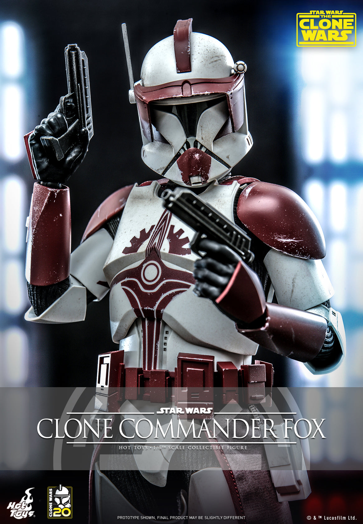 Hot Toys - TMS103 - Star Wars: The Clone Wars - Clone Commander Fox - Marvelous Toys