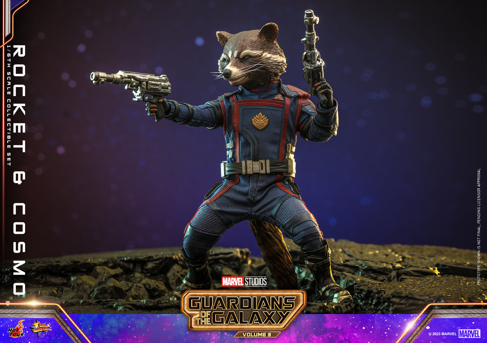 Hot Toys - MMS708 - Guardians of the Galaxy Vol. 3 - Rocket and Cosmo