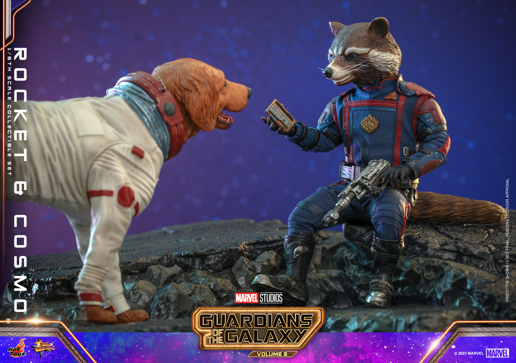 Hot Toys - MMS708 - Guardians of the Galaxy Vol. 3 - Rocket and Cosmo