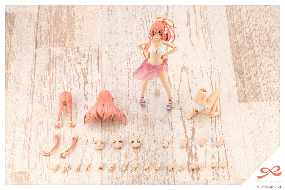 Kotobukiya - Sousai Shojo Teien - St. Iris Girls&#39; High School - Ritsuka Saeki (Swim Style) Dreaming Style Innocent Bloom Model Kit (1/10 Scale) 90 - Marvelous Toys