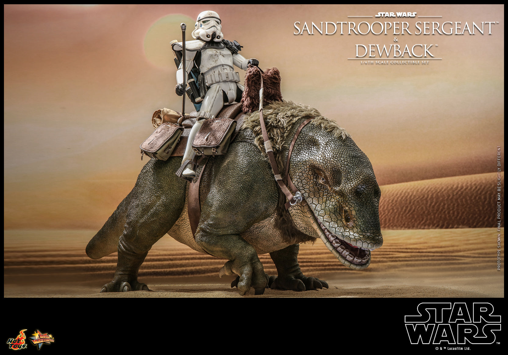 Hot Toys - MMS722 - Star Wars: A New Hope - Sandtrooper Sergeant and Dewback