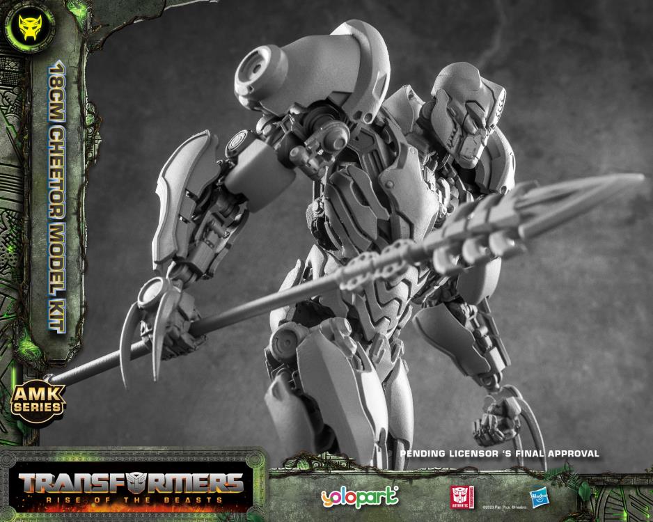 Yolopark - AMK Series - Transformers: Rise of the Beasts - Cheetor Model Kit (with Optimus Prime Weapon Set) - Marvelous Toys