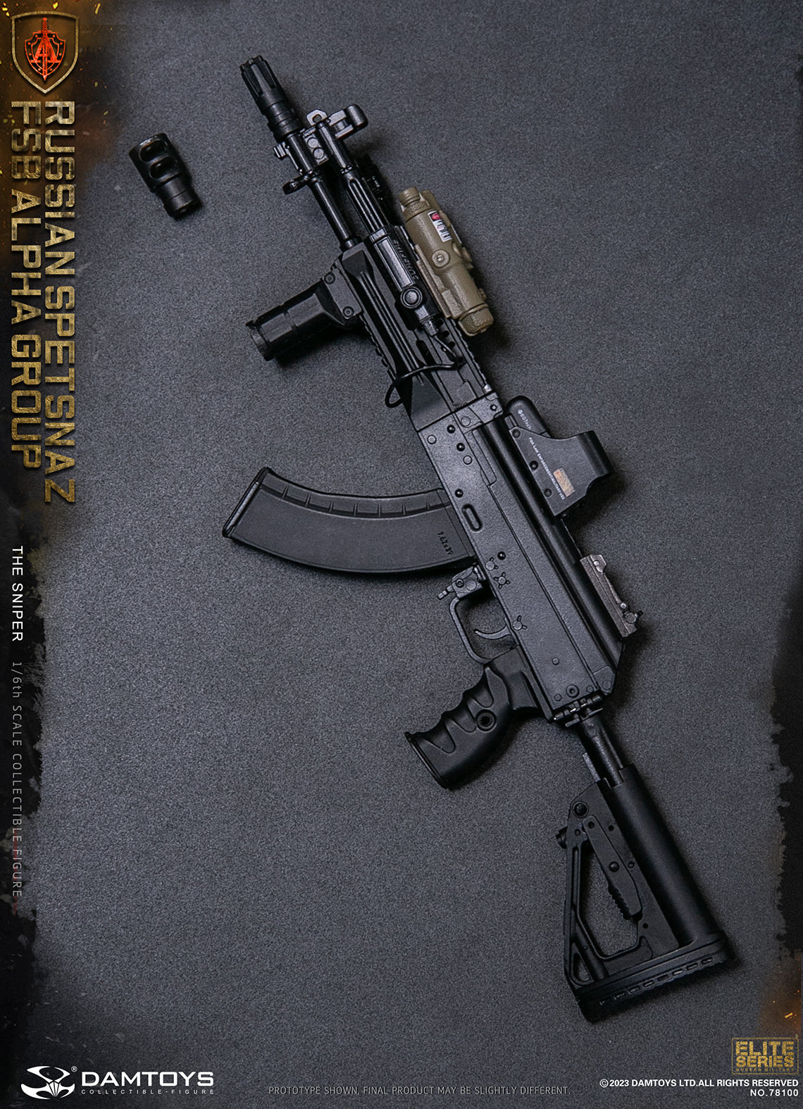 Damtoys - 78100 - Elite Series - Russian SPETSNAZ FSB - Alpha Group Sniper (1/6 Scale) - Marvelous Toys