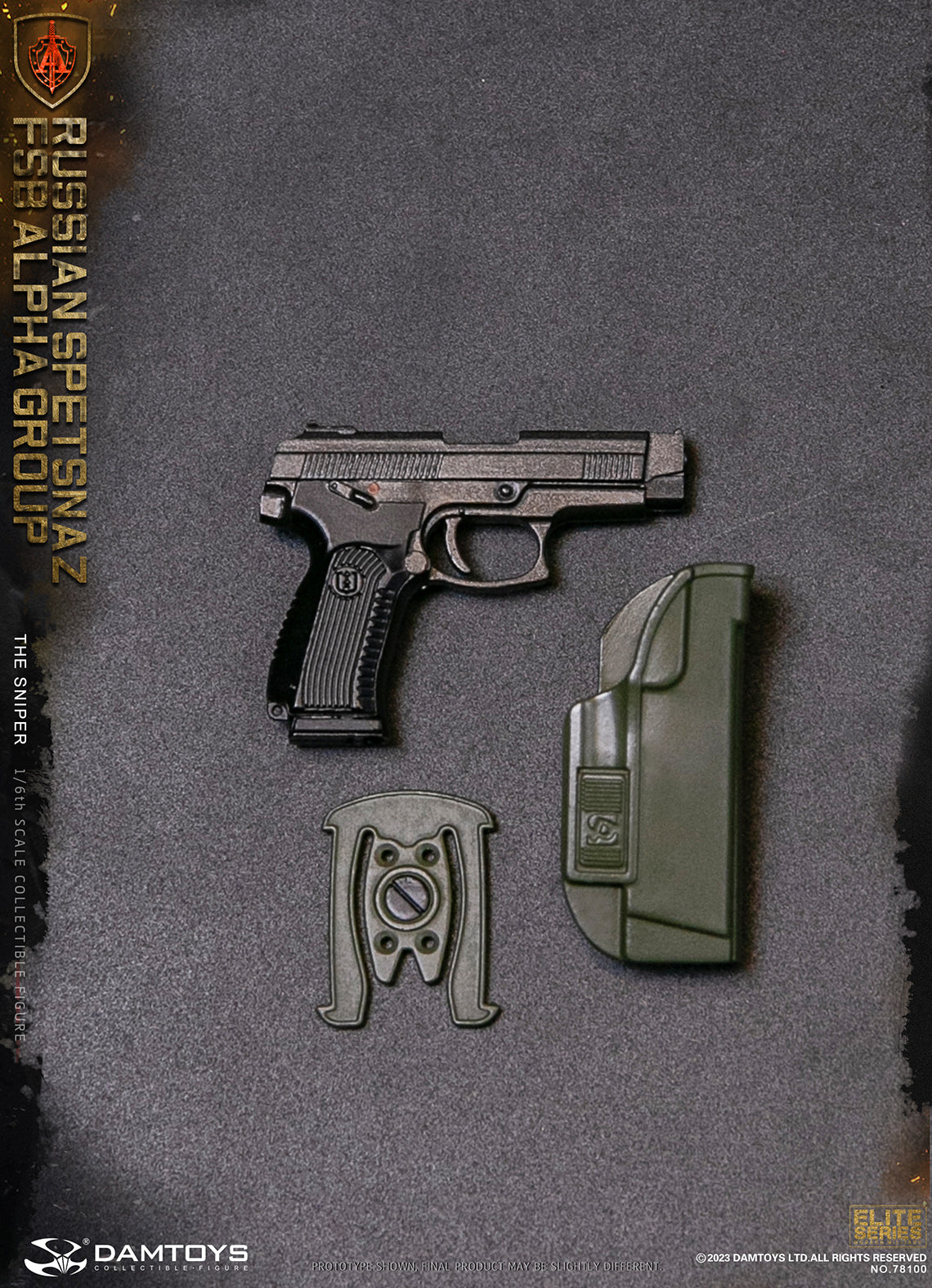 Damtoys - 78100 - Elite Series - Russian SPETSNAZ FSB - Alpha Group Sniper (1/6 Scale) - Marvelous Toys