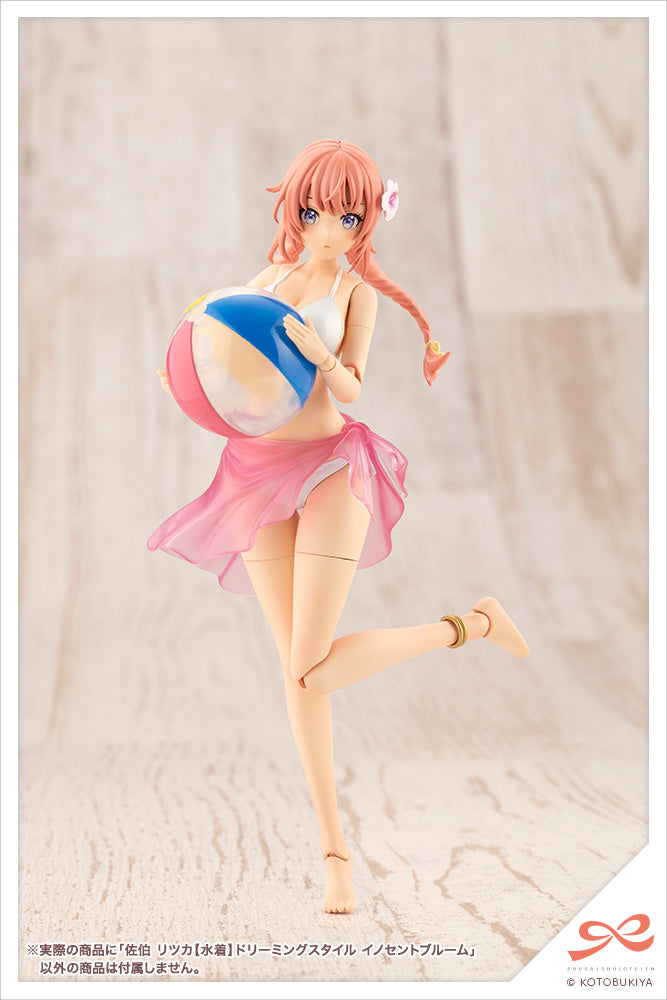Kotobukiya - Sousai Shojo Teien - St. Iris Girls&#39; High School - Ritsuka Saeki (Swim Style) Dreaming Style Innocent Bloom Model Kit (1/10 Scale) 90 - Marvelous Toys