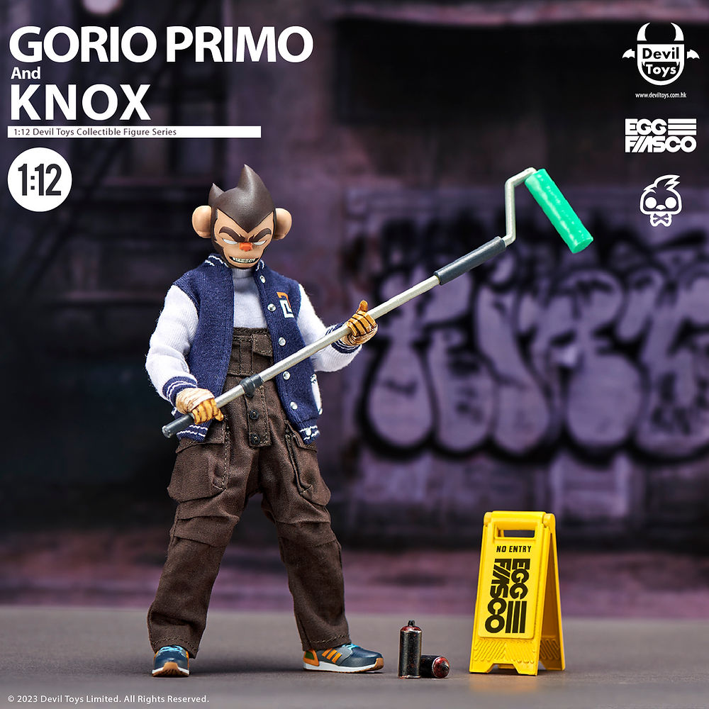 Devil Toys x Egg Fiasco x Chknhead - Gorio Primo (Deluxe ed.) (1/12 Scale) - Marvelous Toys