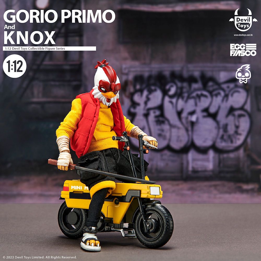 Devil Toys x Egg Fiasco x Chknhead - Knox (Deluxe ed.) (1/12 Scale) - Marvelous Toys