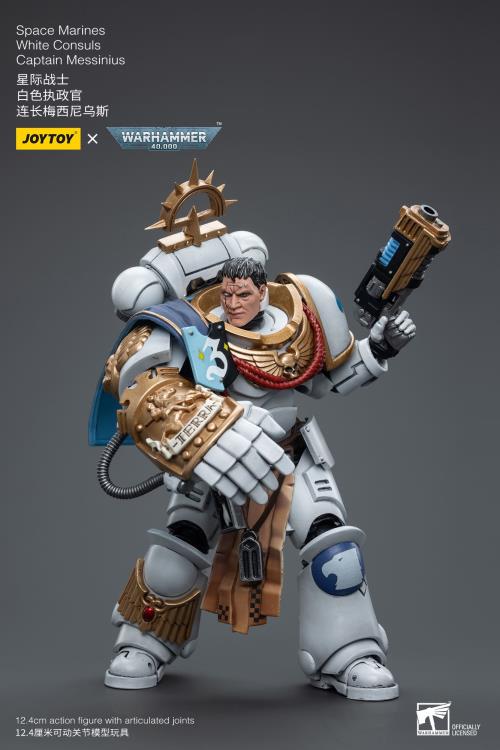Joy Toy - JT6861 - Warhammer 40,000 - Space Marines - White Consuls Captain Messinius (1/18 Scale) - Marvelous Toys