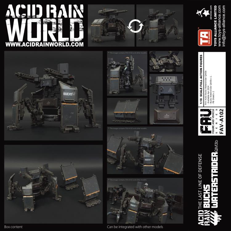 Toys Alliance - Acid Rain - FAV-A102 - Bucks Waterstrider QM3b (1/18 Scale) - Marvelous Toys