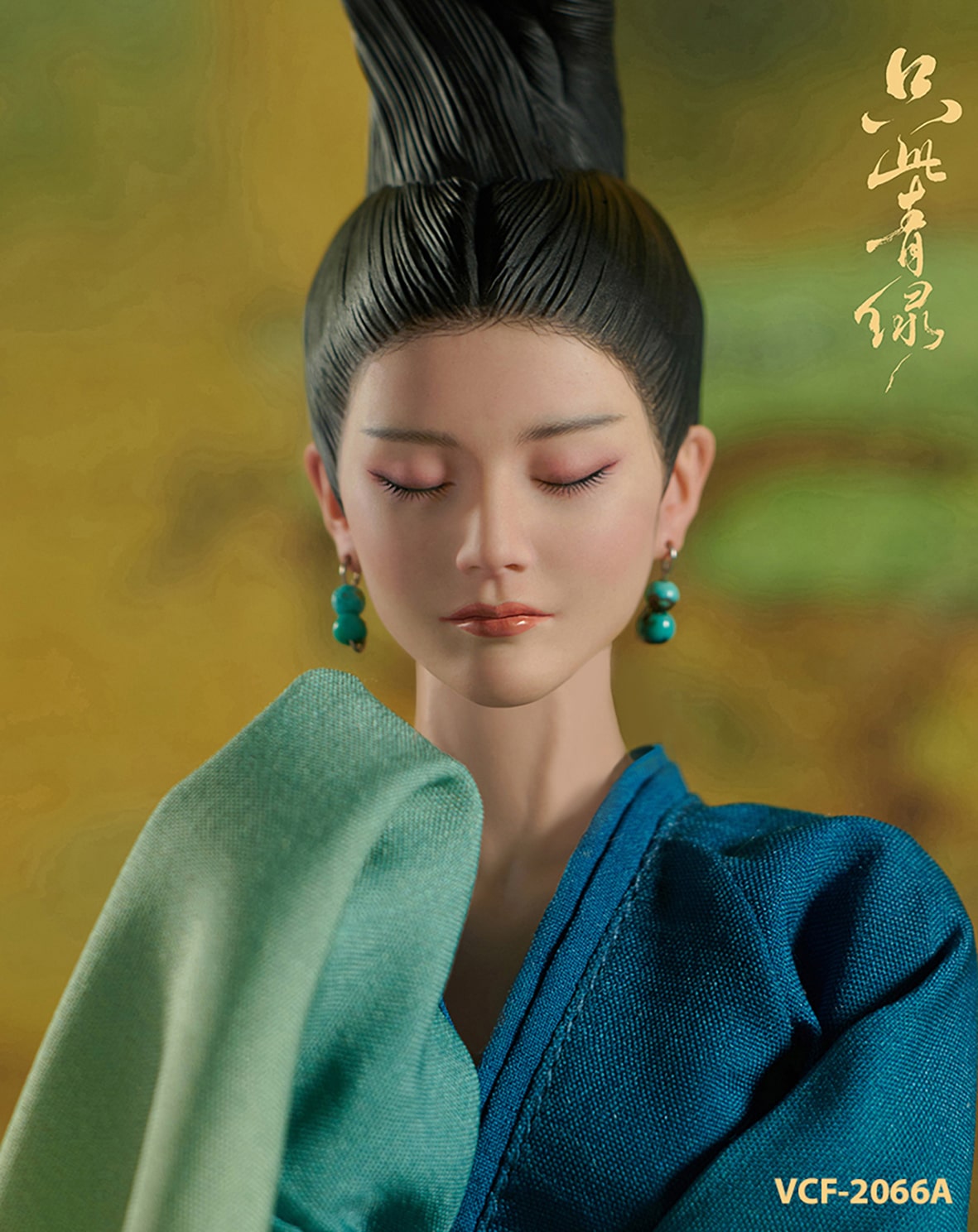 VeryCool - VCF-2066A - The Journey of a Legendary Landscape Painting - Green from Poetic Dance (Eyes Closed) (1/6 Scale) - Marvelous Toys