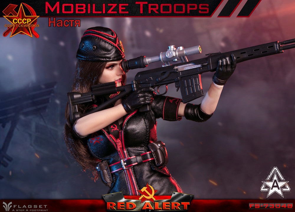 Flagset - FS-73048A - Red Alert - Soviet Mobilize Trooper &quot;Nastya/Настя&quot; - Marvelous Toys