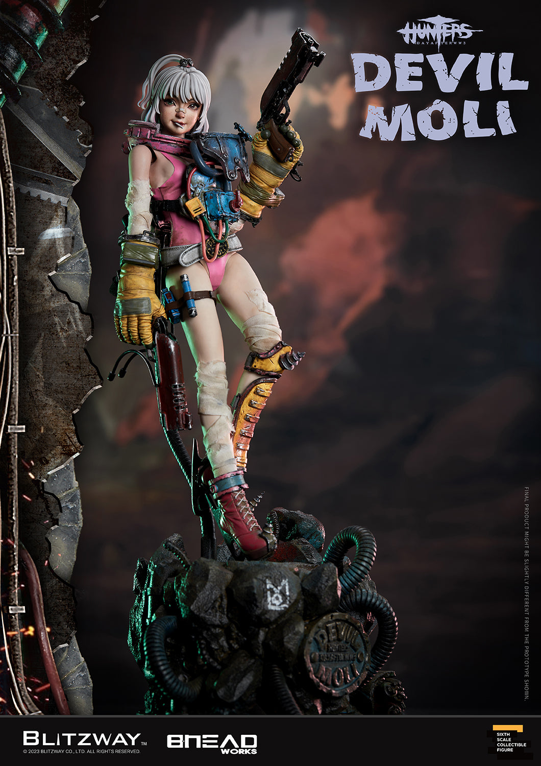 Blitzway - Hunters: Day After WWIII - Devil Moli (1/6 Scale) - Marvelous Toys