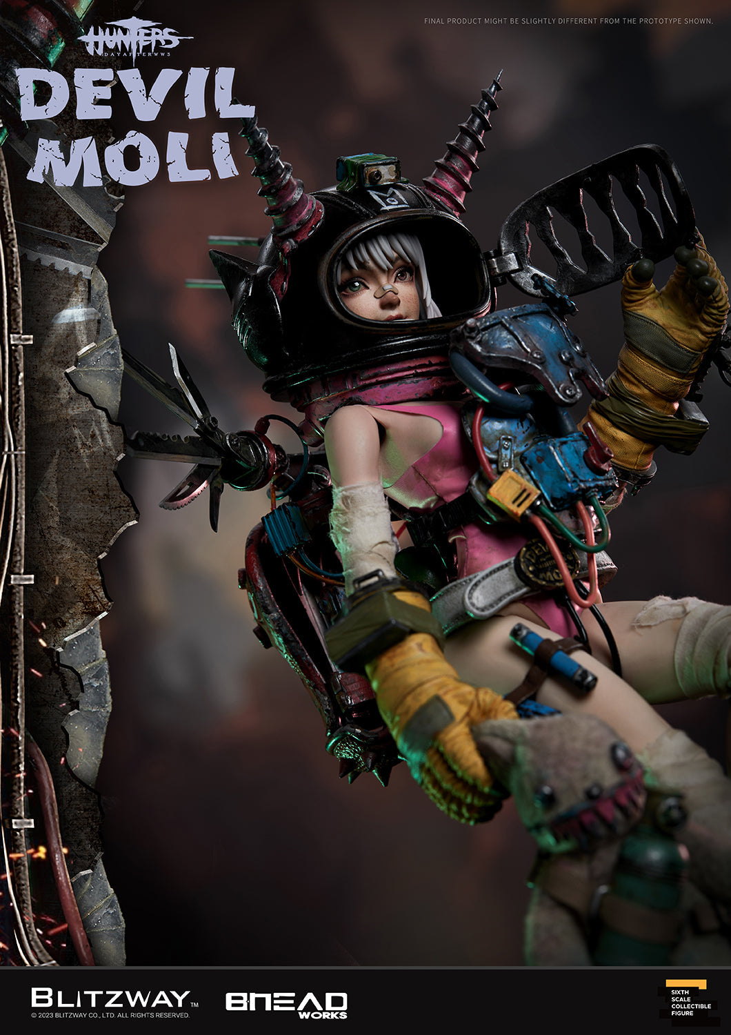 Blitzway - Hunters: Day After WWIII - Devil Moli (1/6 Scale) (2nd Run) - Marvelous Toys