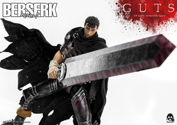 threezero - Berserk - Guts (Black Swordsman) (1/6 Scale) - Marvelous Toys