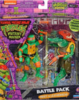 Playmates Toys - Teenage Mutant Ninja Turtles: Mutant Mayhem - Mikey vs. Leatherhead Battle Pack - Marvelous Toys