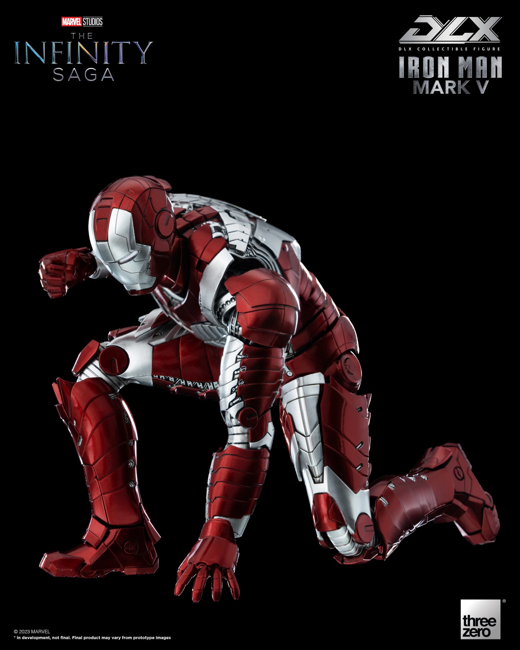threezero - DLX - Marvel Studios: The Infinity Saga - Iron Man 2 - Iron Man Mark V (1/12 Scale)