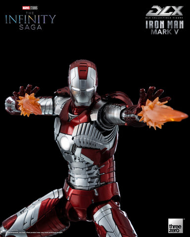 threezero - DLX - Marvel Studios: The Infinity Saga - Iron Man 2 - Iron Man Mark V (1/12 Scale)