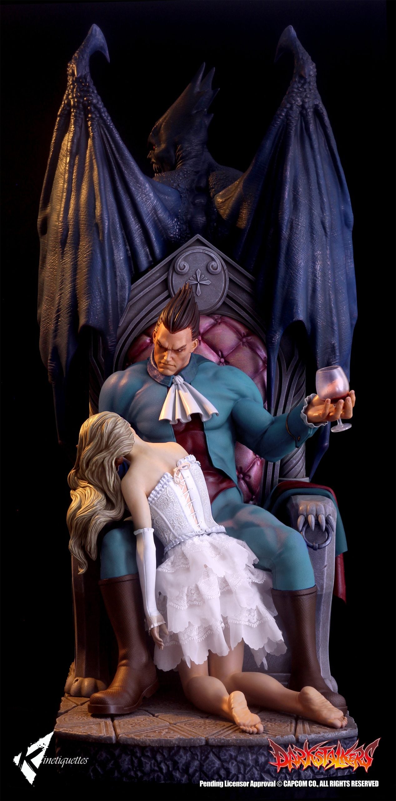 Kinetiquettes - Darkstalkers - Demitri Maximoff (デミトリ) – The Ruler of Zeltzereich (Deluxe Ed.) (1/4 Scale)