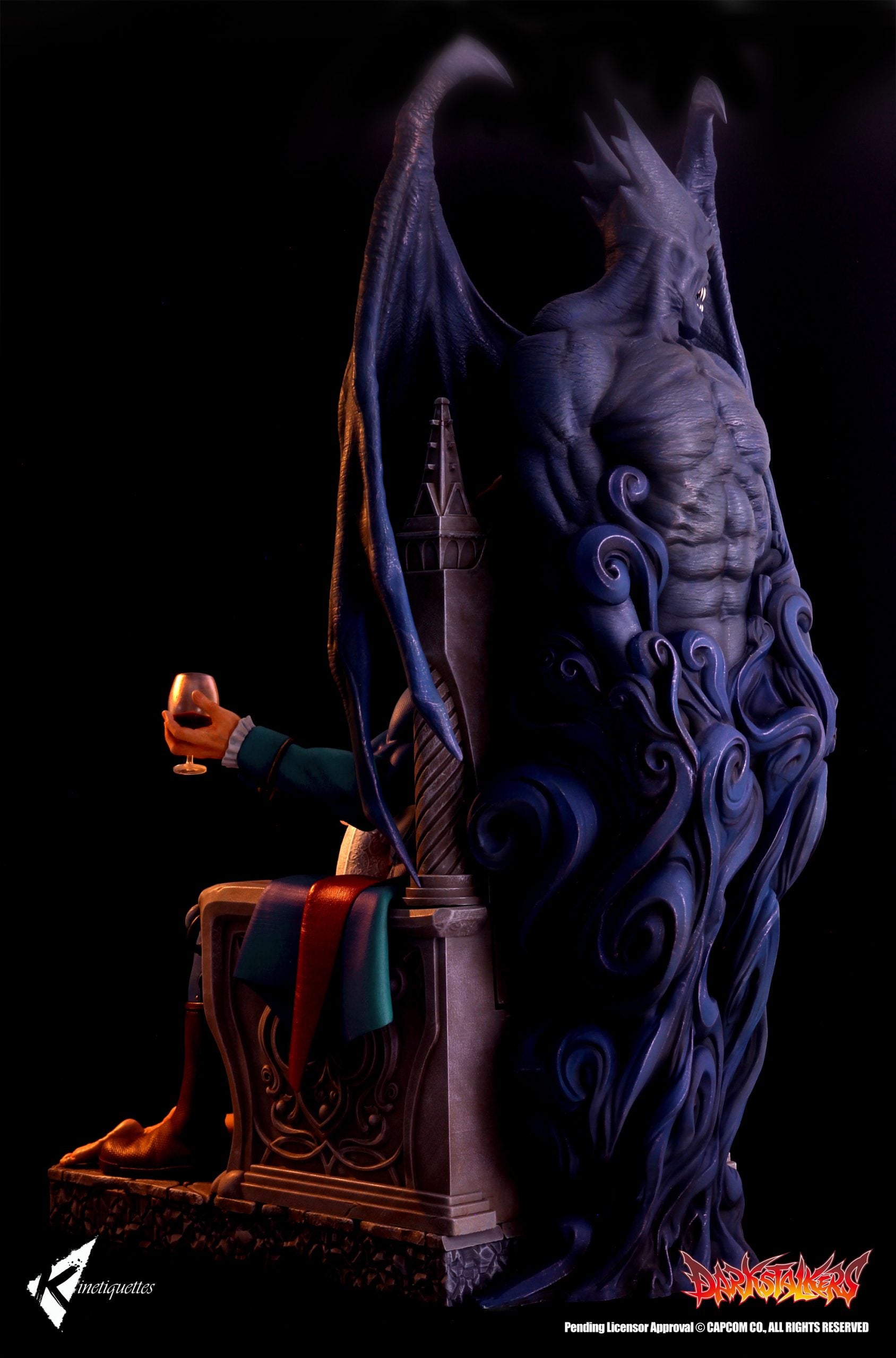 Kinetiquettes - Darkstalkers - Demitri Maximoff (デミトリ) – The Ruler of Zeltzereich (Deluxe Ed.) (1/4 Scale) - Marvelous Toys