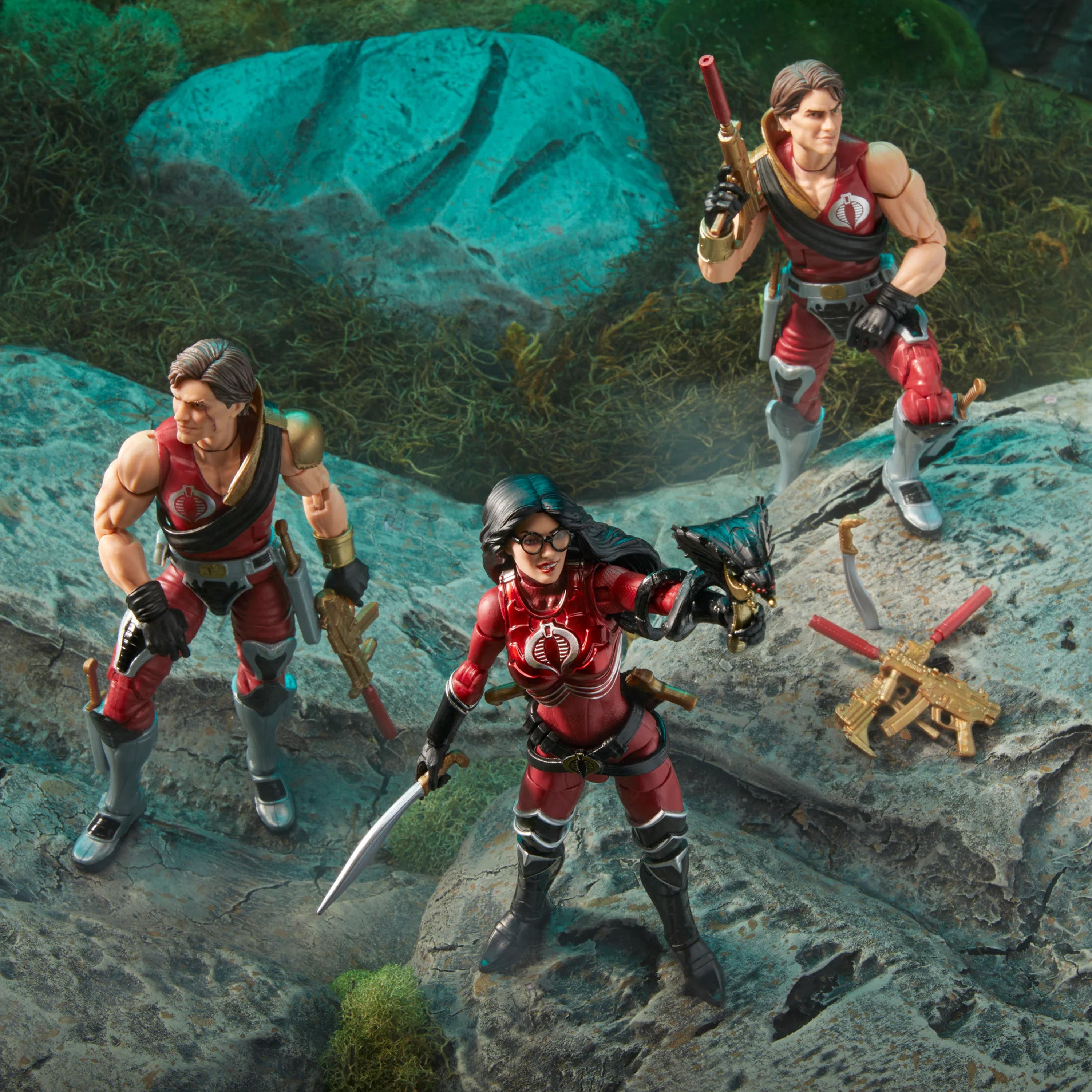 Hasbro - G.I. Joe Classified Series - Crimson Strike Team: Baroness, Tomax & Xamot (6" Scale)
