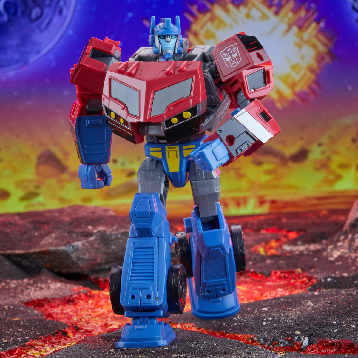 Hasbro - Transformers Generations: Legacy United - Voyager Class - Animated Universe Optimus Prime - Marvelous Toys