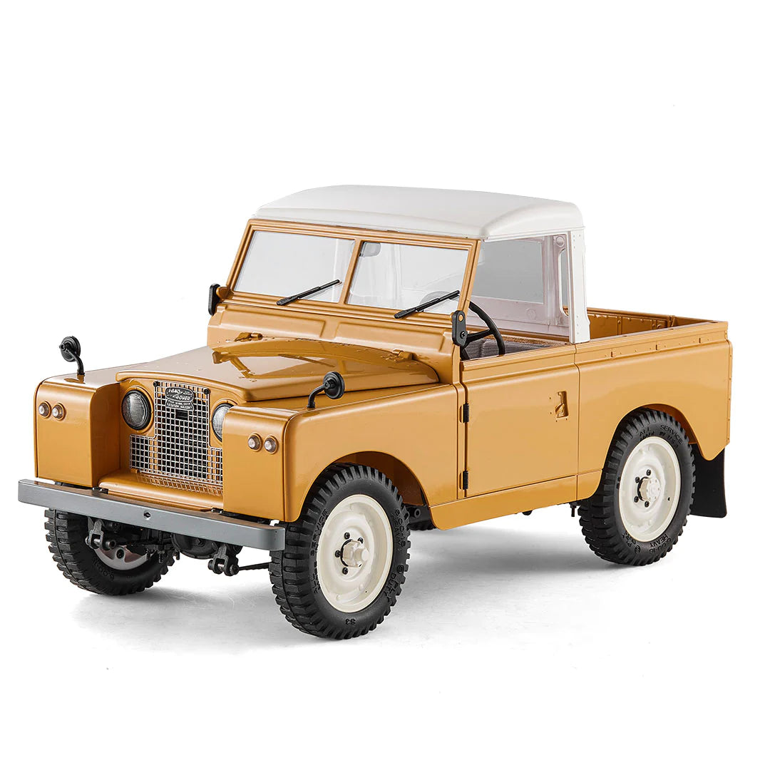 FMS - 1/12 Display Vehicle - Remote Control Land Rover Series II RTR (Yellow) - Marvelous Toys