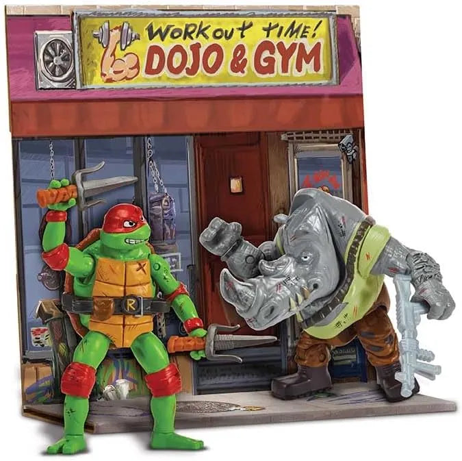 Playmates Toys - Teenage Mutant Ninja Turtles: Mutant Mayhem - Raph vs. Rocksteady Battle Pack - Marvelous Toys