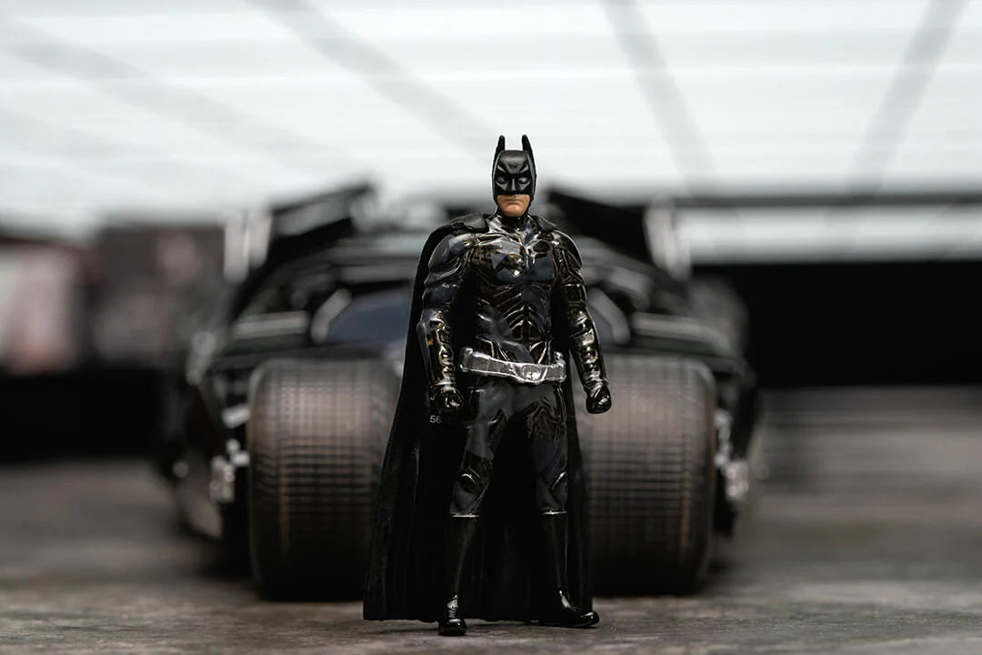 Jada Toys Metalfigs The Dark Knight Trilogy Batman & Tumbler Batmobile (SDCC  2023 Exclusive) – Marvelous Toys