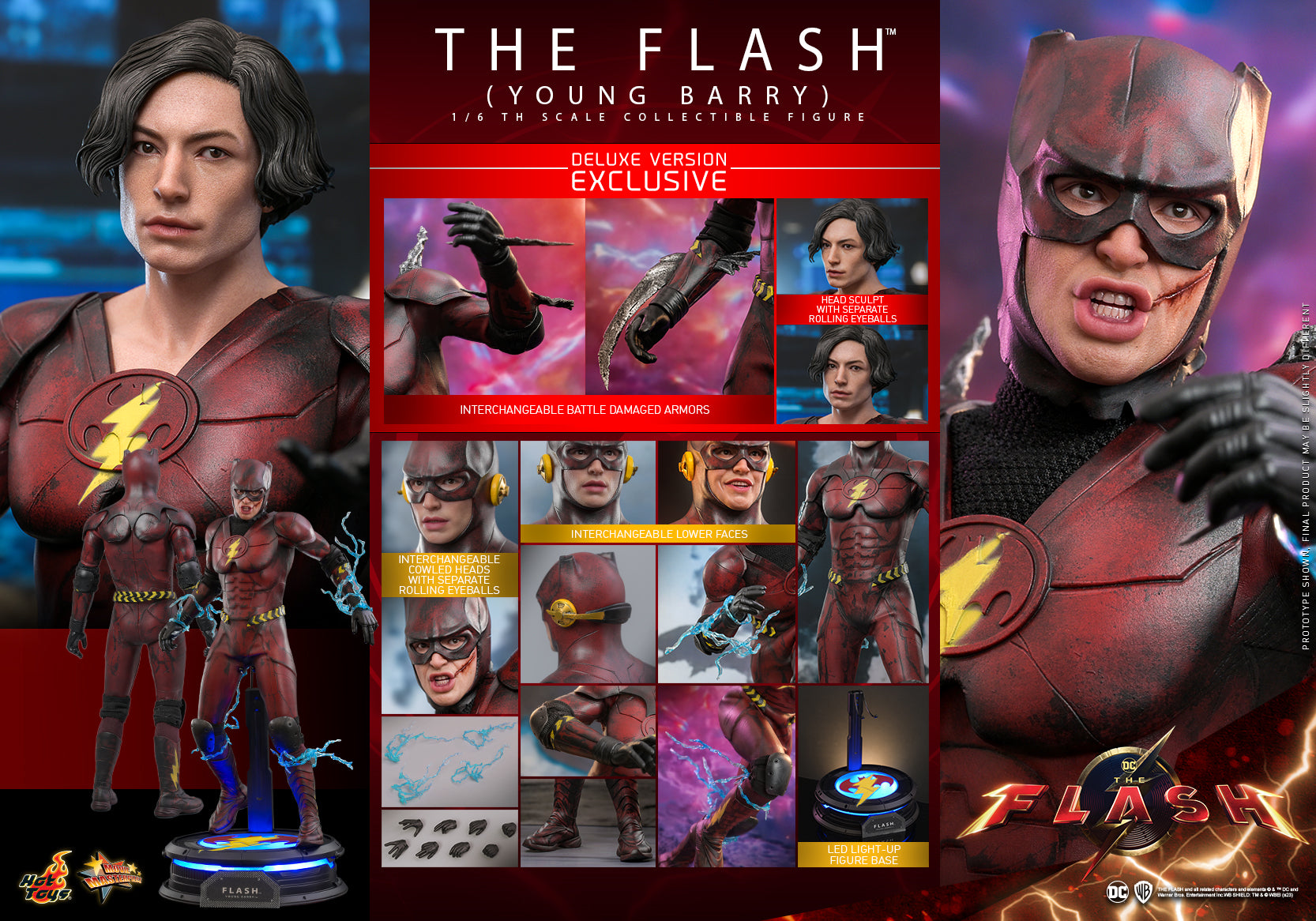 Hot Toys - MMS724 - The Flash - The Flash (Young Barry Allen) (Deluxe Ver.) - Marvelous Toys