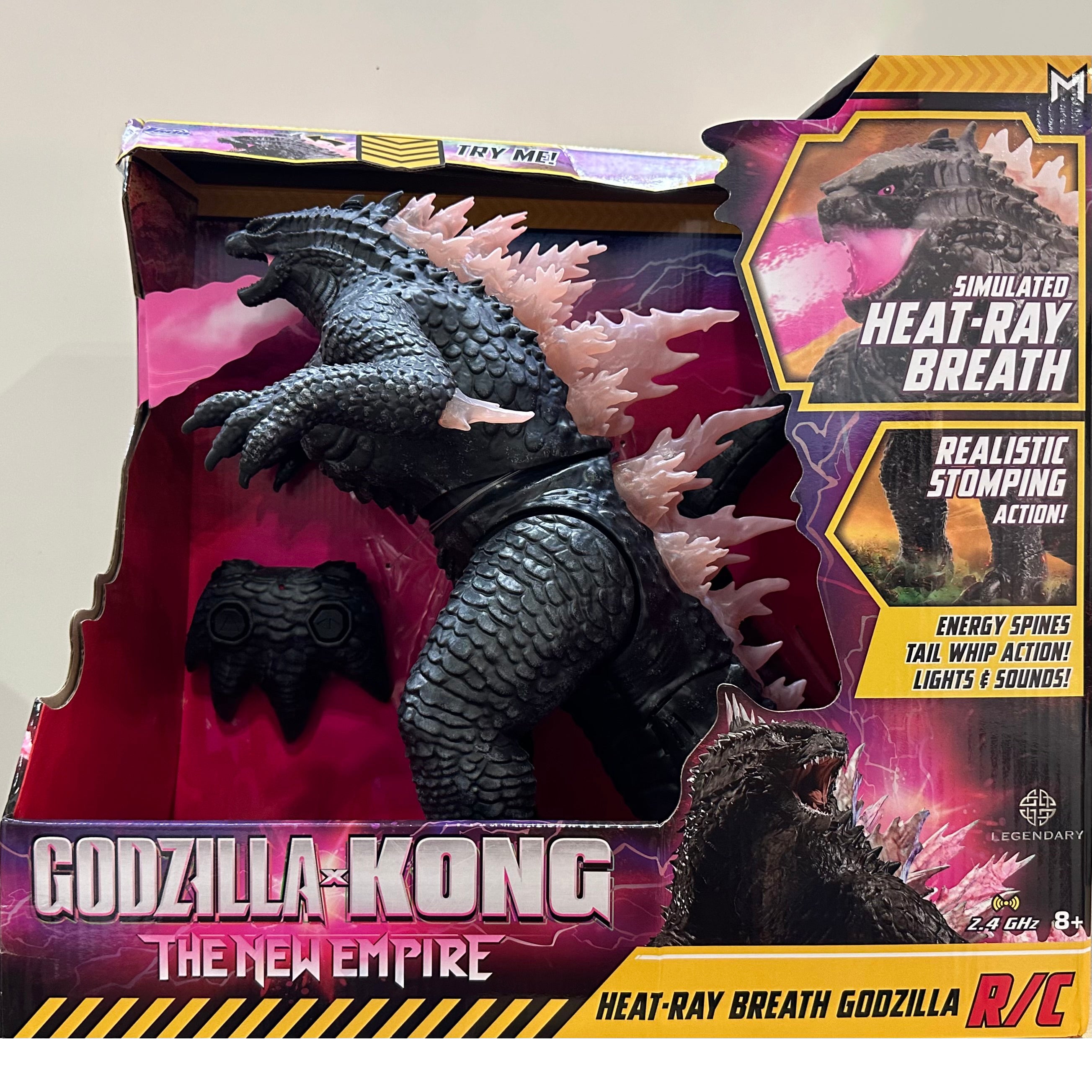 Jada Toys - Godzilla x Kong: The New Empire - RC Heat-Ray Breath Godzilla