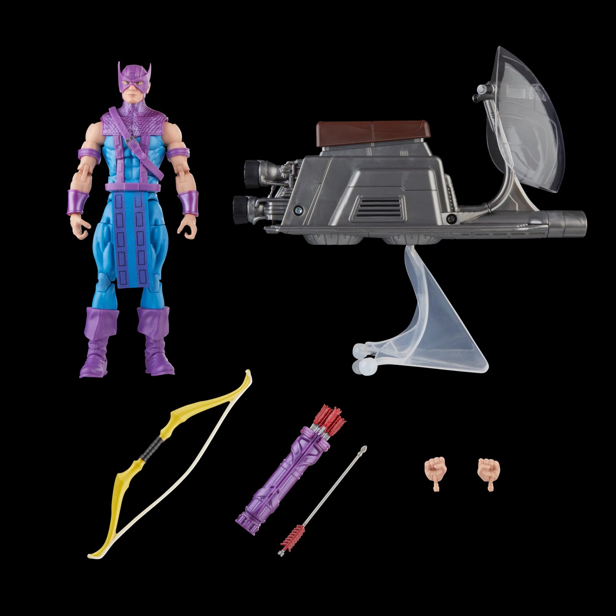 Hasbro - Marvel Legends - Avengers 60th Anniversary - Hawkeye with Sky-Cycle