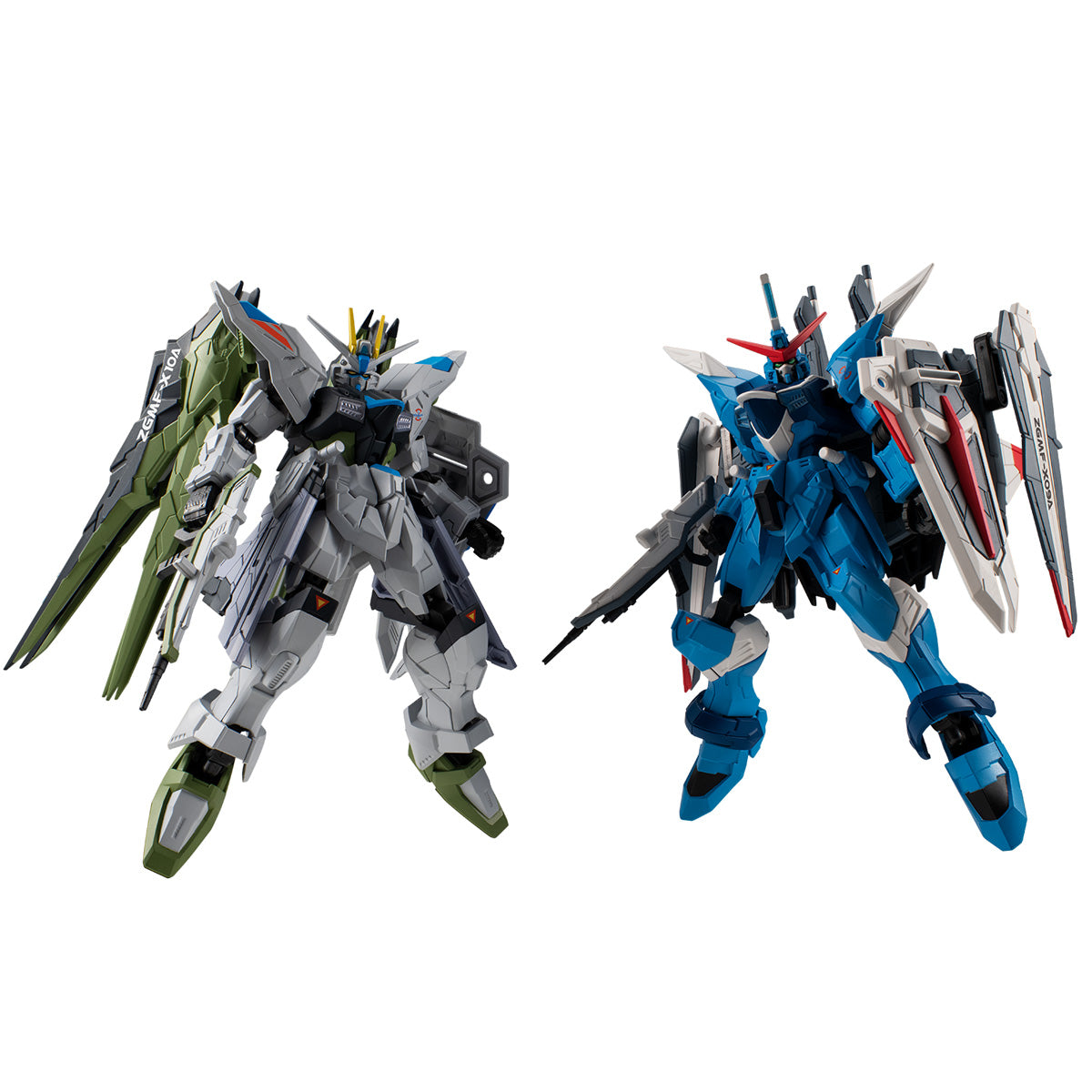 Bandai - Shokugan - Mobile Suit Gundam - G Frame FA Freedom Gundam (Real Type Colour) & Justice Gundam (Real Type Colour) - Marvelous Toys