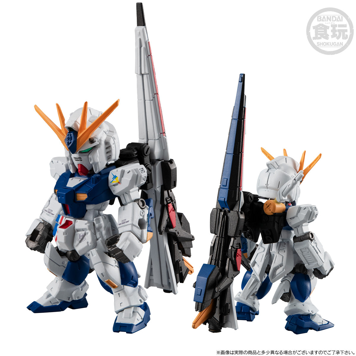 Bandai - Shokugan - FW Gundam Converge - Core RX-93ff ν Gundam &amp; MSN-04FF Sazabi Set - Marvelous Toys