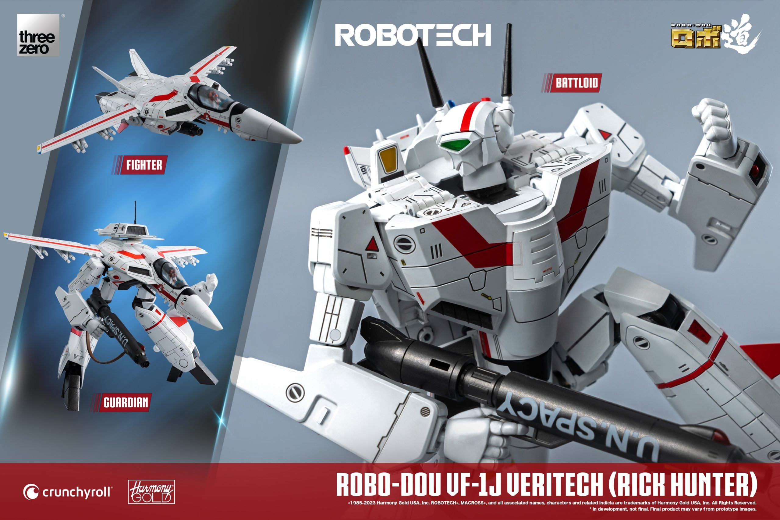 threezero - ROBO-DOU - Robotech - VJ-1J Veritech (Rick Hunter)