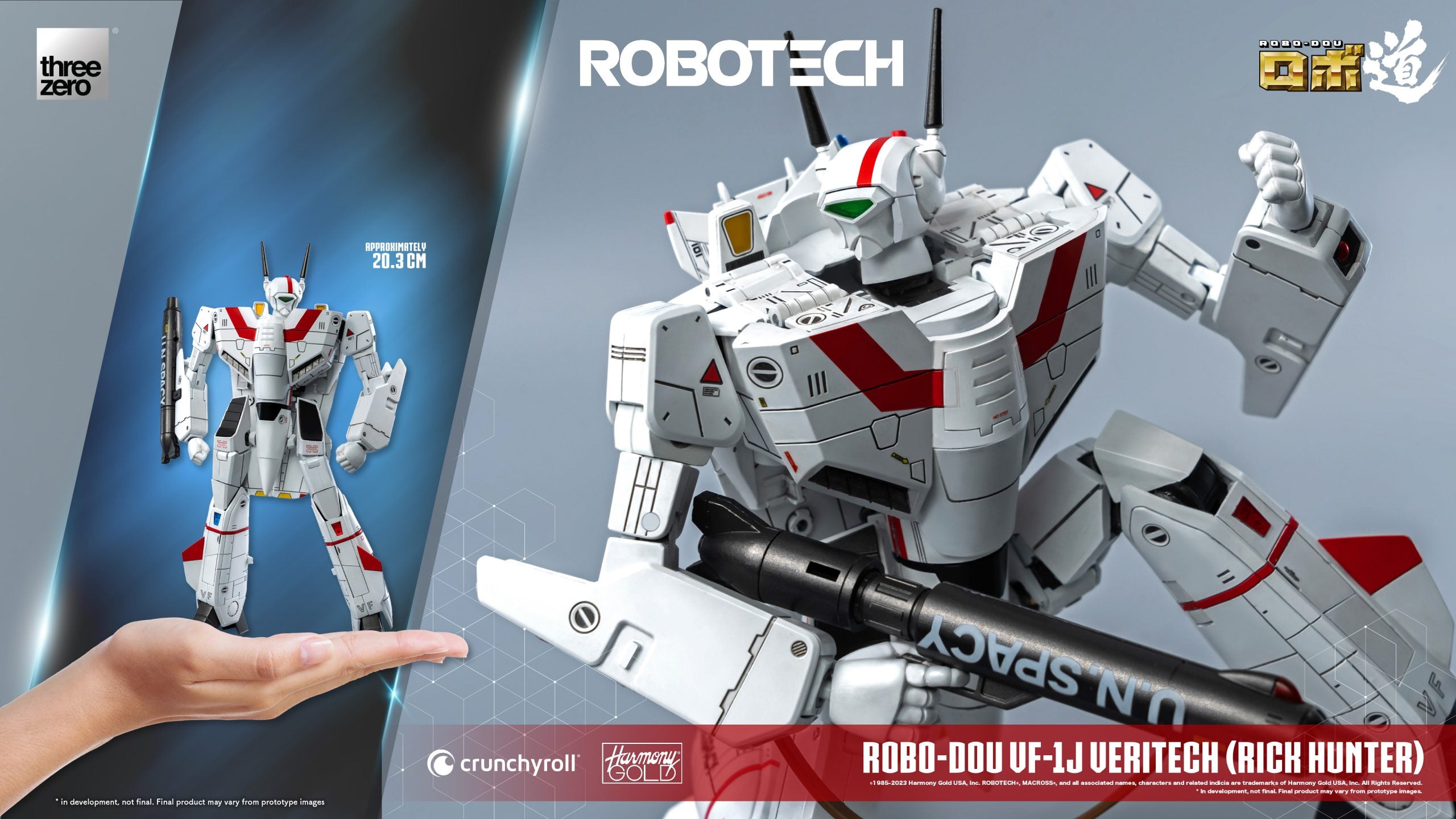 threezero - ROBO-DOU - Robotech - VJ-1J Veritech (Rick Hunter) - Marvelous Toys